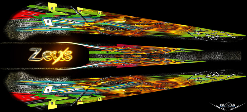zeus dragster graphic