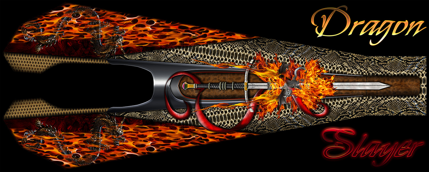 DRAGSTER FIRE GRAPHICS DRAGON