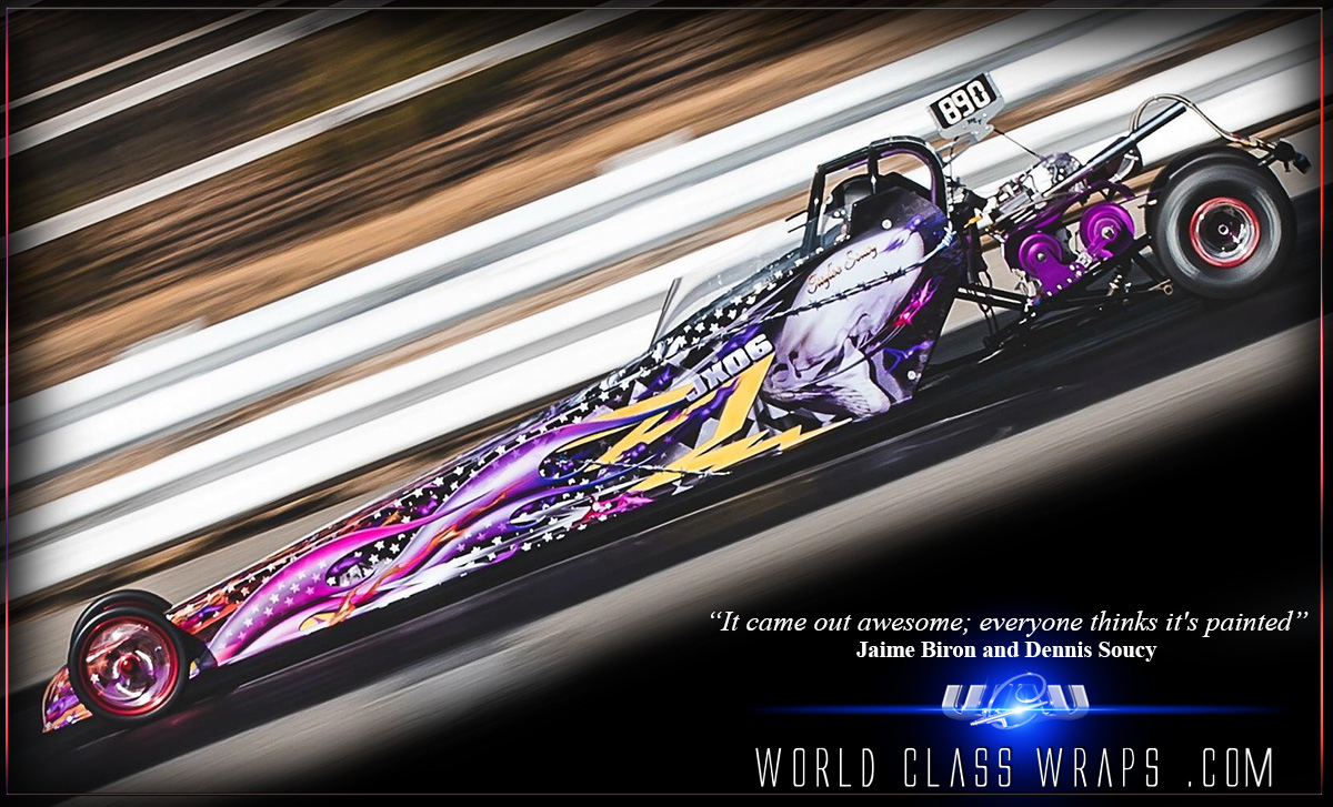FATAL DISTRACTION JUNIOR DRAGSTER GRAPHICS WRAP
