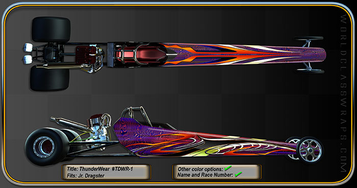 Dragster graphics wraps 1