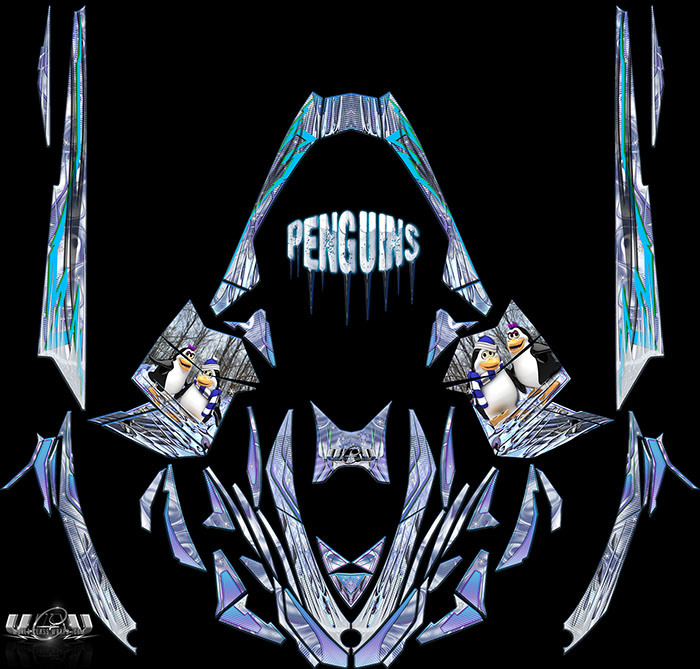 penguin skidoo graphics