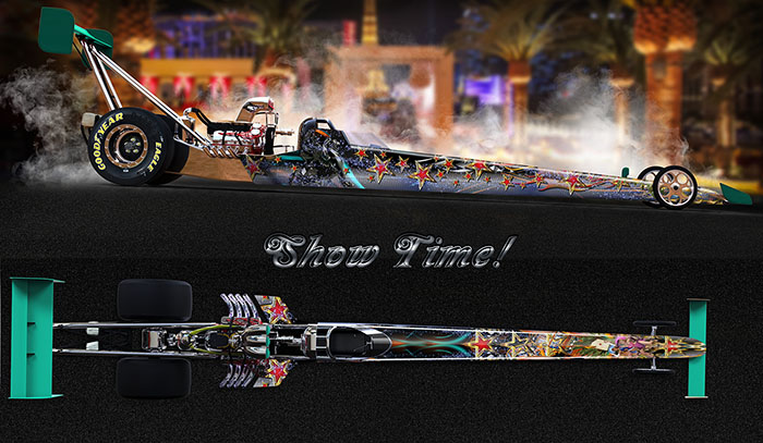 Showtime dragster graphics