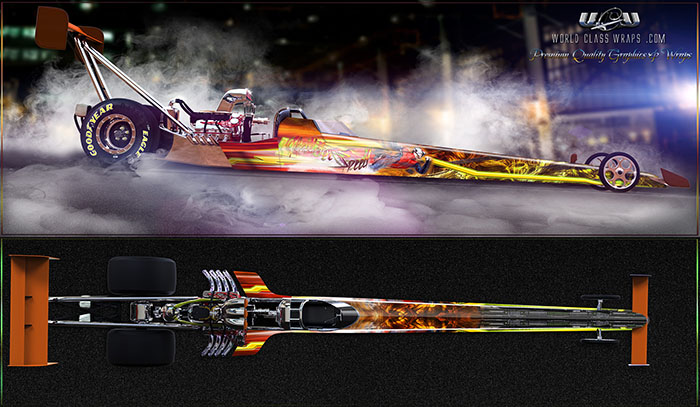 NEED FOR SPEED DRAGSTER GRAPHICS WRAP
