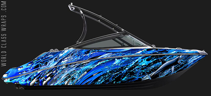 Splash -  Yamaha boat wrap