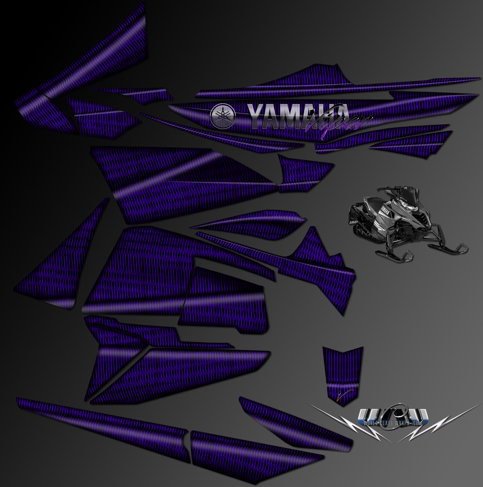 yamaha-snowmobile-wrap-PURPLE-color